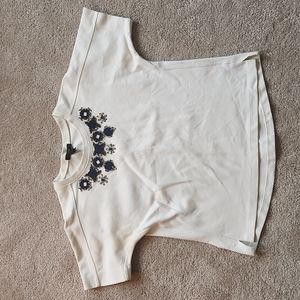 J. Crew Beaded Tee